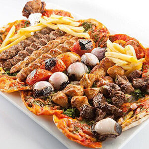 Mixed grill 1 persoon 2 soorten vlees