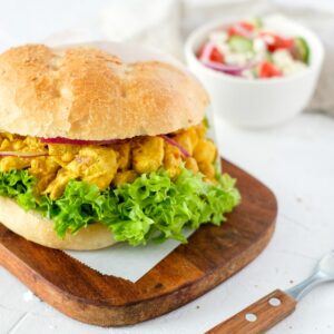 Broodje kip kebab Hawaï