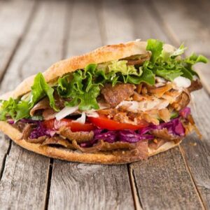 Broodje kip kebab speciaal